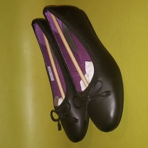 HUSH PUPPIES JOSIE BLACK FLATS